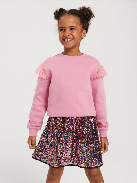 Sinsay Girl's Black & Purple Skirt |Sinsay In Lebanon
