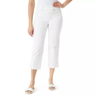 Gloria Vanderbilt Women's White Petite Shape-Effect Wide-Leg Pant | Gloria Vanderbilt In Lebanon