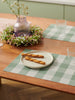 Sinsay Home Sage Green Gingham Check 45 cm x 30 cm Placemat 2 Pack | Sinsay in Lebanon