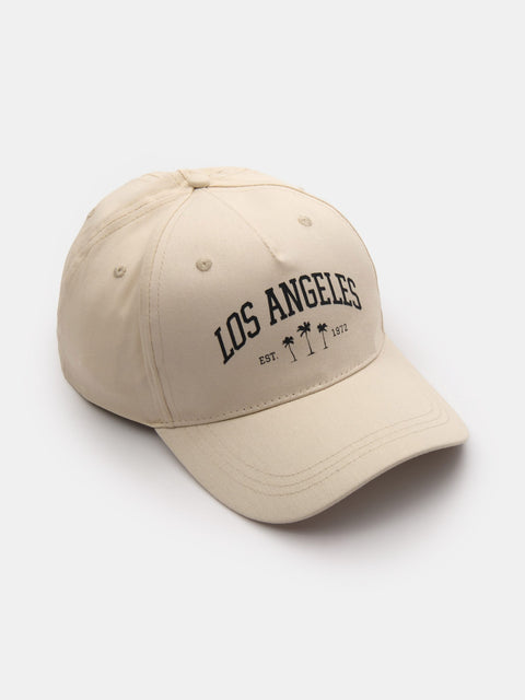 Sinsay Men's Beige Cap Hat With Print | Sinsay In Lebanon