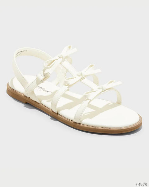 Cat & Jack Girl's White Open Toe Flexible Sandals | Cat & Jack In Lebanon