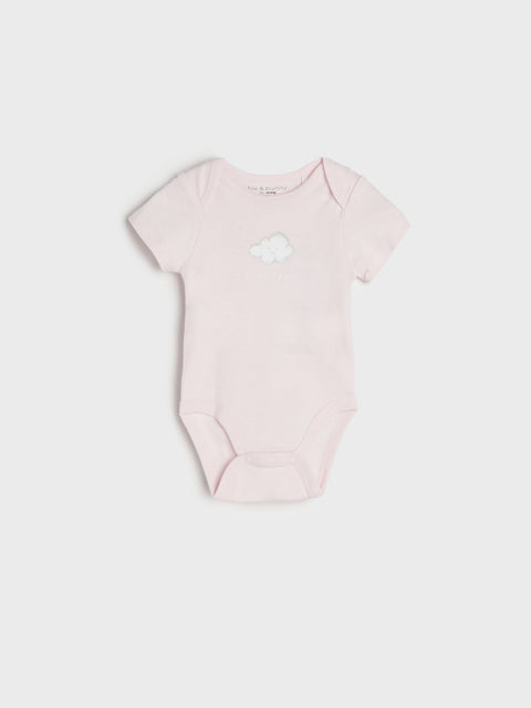 Sinsay Fox & Bunny Baby Girl's White & Baby Pink Set 5pcs | Sinsay In Lebanon