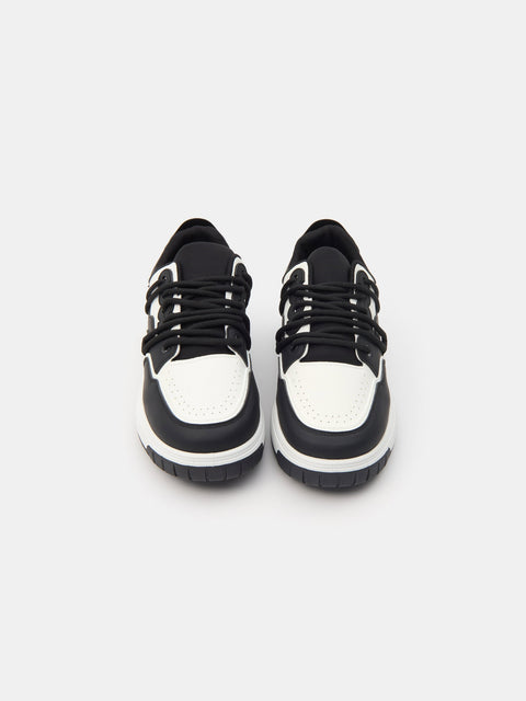 Sinsay Men's Black/White Sneakers with Reflective Element | Sinsay In Lebanon