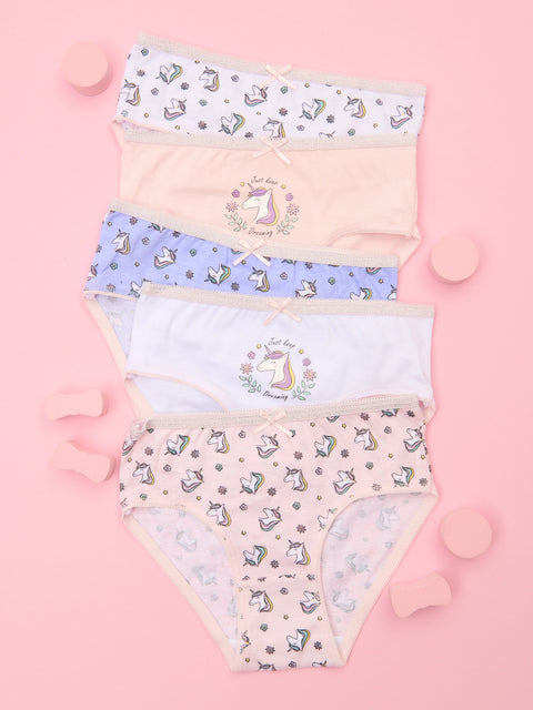 Sinsay Baby Girl's White, Purple, Pink 5-Pack Panties | Sinsay In Lebanon