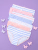 Sinsay Girls Pink & Blue Stripes and Polka Dots Briefs 7-Pack | Sinsay in Lebanon