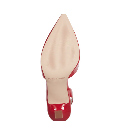 Marc Fisher Women's Red Hadya Slingback Heels |Marc Fisher In Lebanon