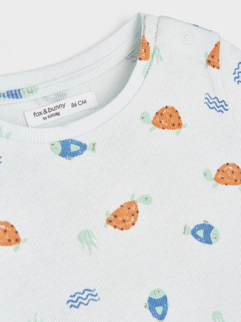 Sinsay Baby Boy's Pale Green Set With A Print | Sinsay In Lebanon