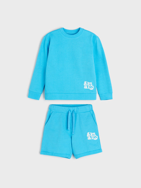 Sinsay Boy's Blue Short Set | Sinsay In Lebanon