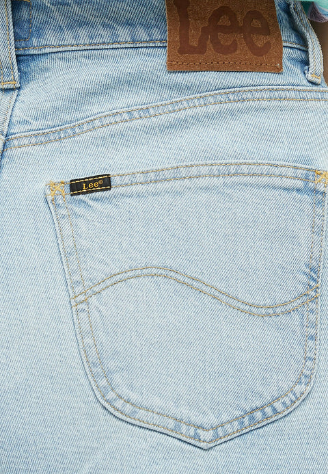 Lee Women's Light Blue Soft Diffused Denim Short | Lee In Lebanon