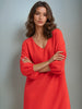 Sinsay Women's Red Mini Dress With Puff Sleeves | Sinsay In Lebanon