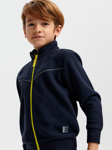 Sinsay Baby Boy's Navy Fleece Jacket | Sinsay In Lebanon