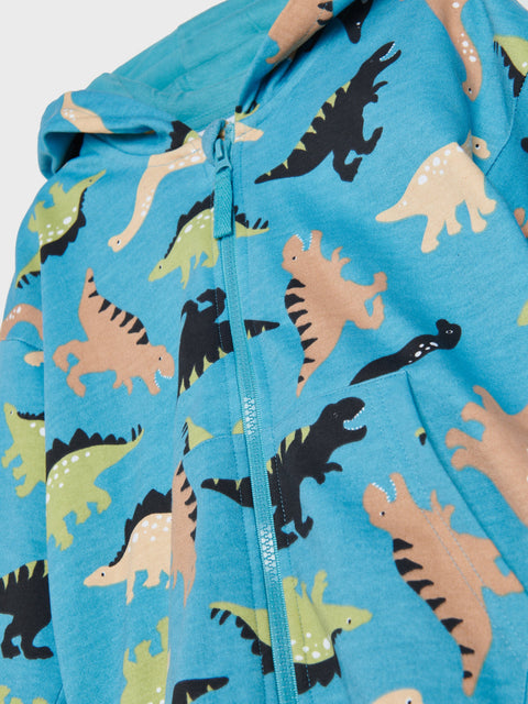 Sinsay Boy's Blue Printed Zip Up Jacket | Sinsay In Lebanon