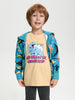 Sinsay Boy's Blue Printed Zip Up Jacket | Sinsay In Lebanon