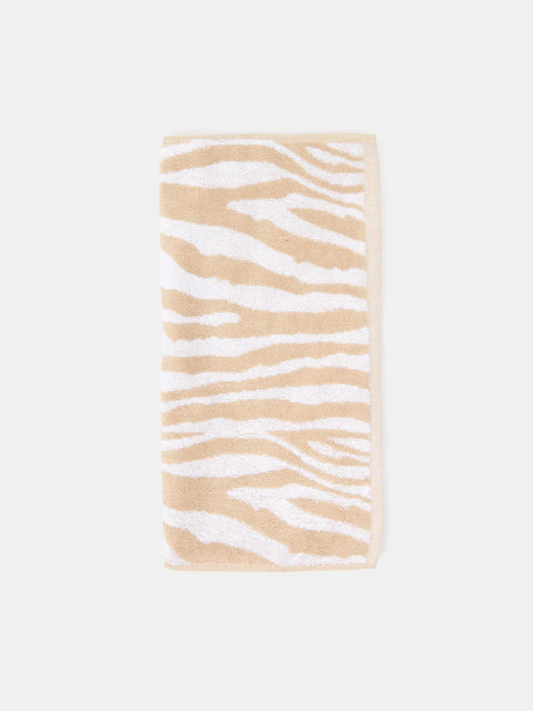 Sinsay White & Beige Towel 50 cm x 100 cm | Sinsay In Lebanon