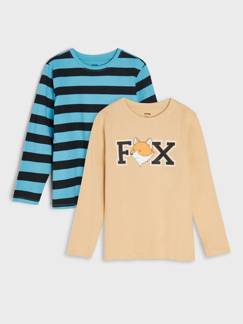 Sinsay Baby Boy's Multicolor Long Sleeve Blouse 2-Pack  | Sinsay In Lebanon