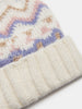 Sinsay Girls' Cream Fair Isle Patterned Pom-Pom Beanie | Sinsay in Lebanon
