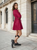 Sinsay Women's Maroon Mini Dress | Sinsay In Lebanon