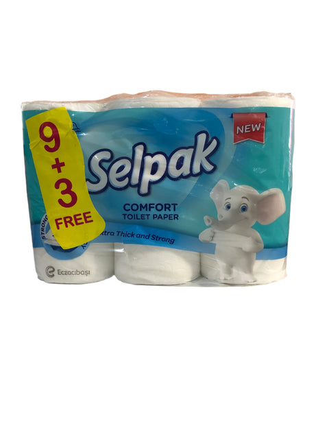 Selpak Comfort Toilet Paper  9+ 3 Free | Selpak In Lebanon