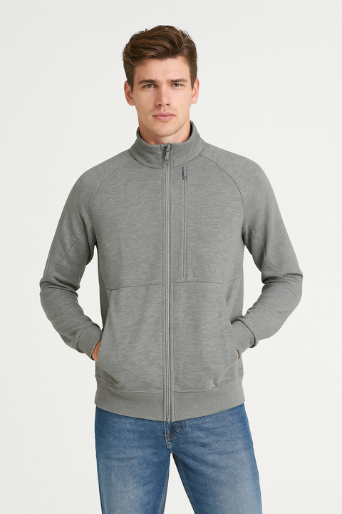 Blue Ice Men's Gray Jacket ABF4966