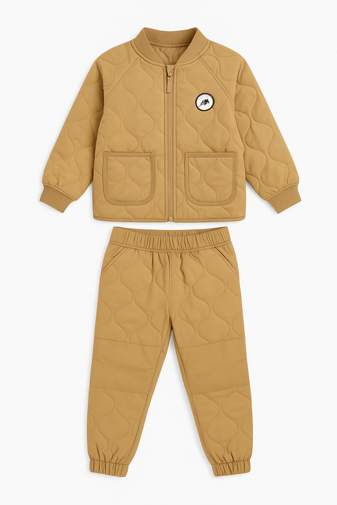 POMPdeLUX Girl's Brown Anna Thermo Set |POMPdeLUX in Lebanon