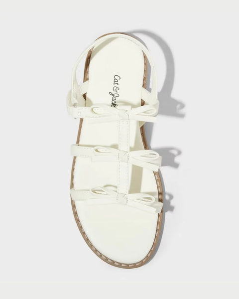 Cat & Jack Girl's White Open Toe Flexible Sandals | Cat & Jack In Lebanon