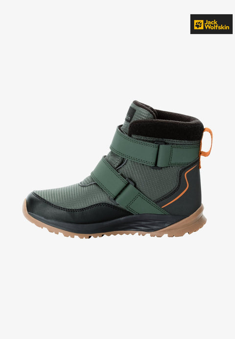 Jack Wolfskin Boy's Khaki Polar Bear Texapore Mid VC K Boots |Jack Wolfskin in Lebanon