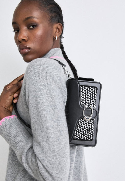 Coach Women's Black Crystal Tabby Small Shoulder Bag |Coach In Lebanon