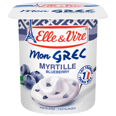 Elle & Vire Mon Greek Yogurt Blueberry 125G | Elle & Vire  In Lebanon