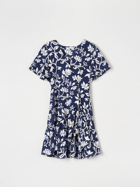 Sinsay Women's Navy/Blue Mini Dress | Sinsay in Lebanon