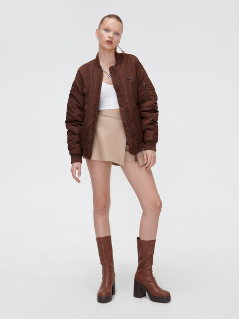 Cropp Women's Brown Bomber jacket | Cropp In Lebanon