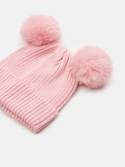 Sinsay Girl's Baby Pink Beanie With Gloves Winter Set | Sinsay In Lebanon