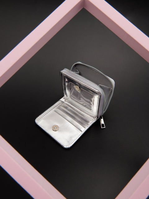 Sinsay Women's Sliver  with inscription Wallet  | Sinsay in Lebanon