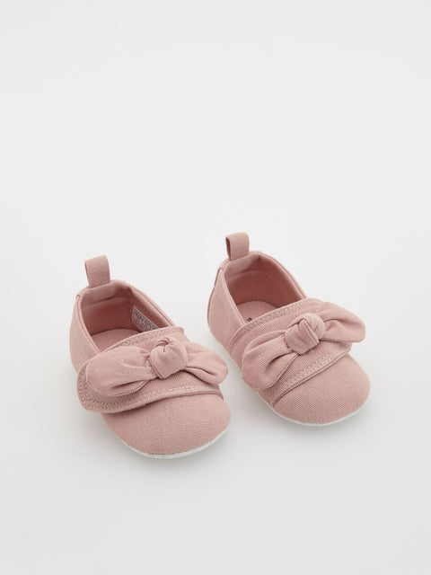 Reserved Baby Girl's Pink Loafer Bow Ballerinas |  Reserved In Lebanon