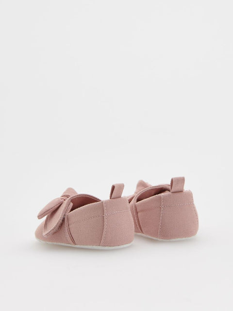 Reserved Baby Girl's Pink Loafer Bow Ballerinas |  Reserved In Lebanon