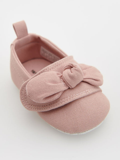 Reserved Baby Girl's Pink Loafer Bow Ballerinas |  Reserved In Lebanon