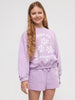 Sinsay Girl's Light Purple Sweatshirt And Shorts Set | Sinsay In Lebanon