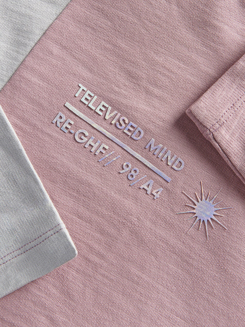 Reserved Boy's Grey & Dusty Rose T-Shirt | Reserved In Lebanon