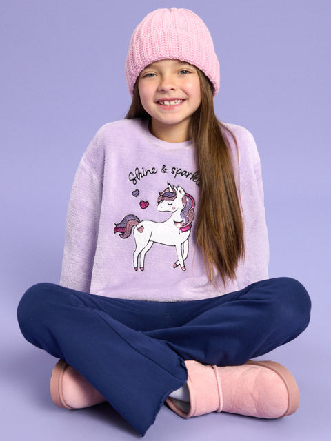 Sinsay Baby Girl's Navy Flare Trousers | Sinsay In Lebanon