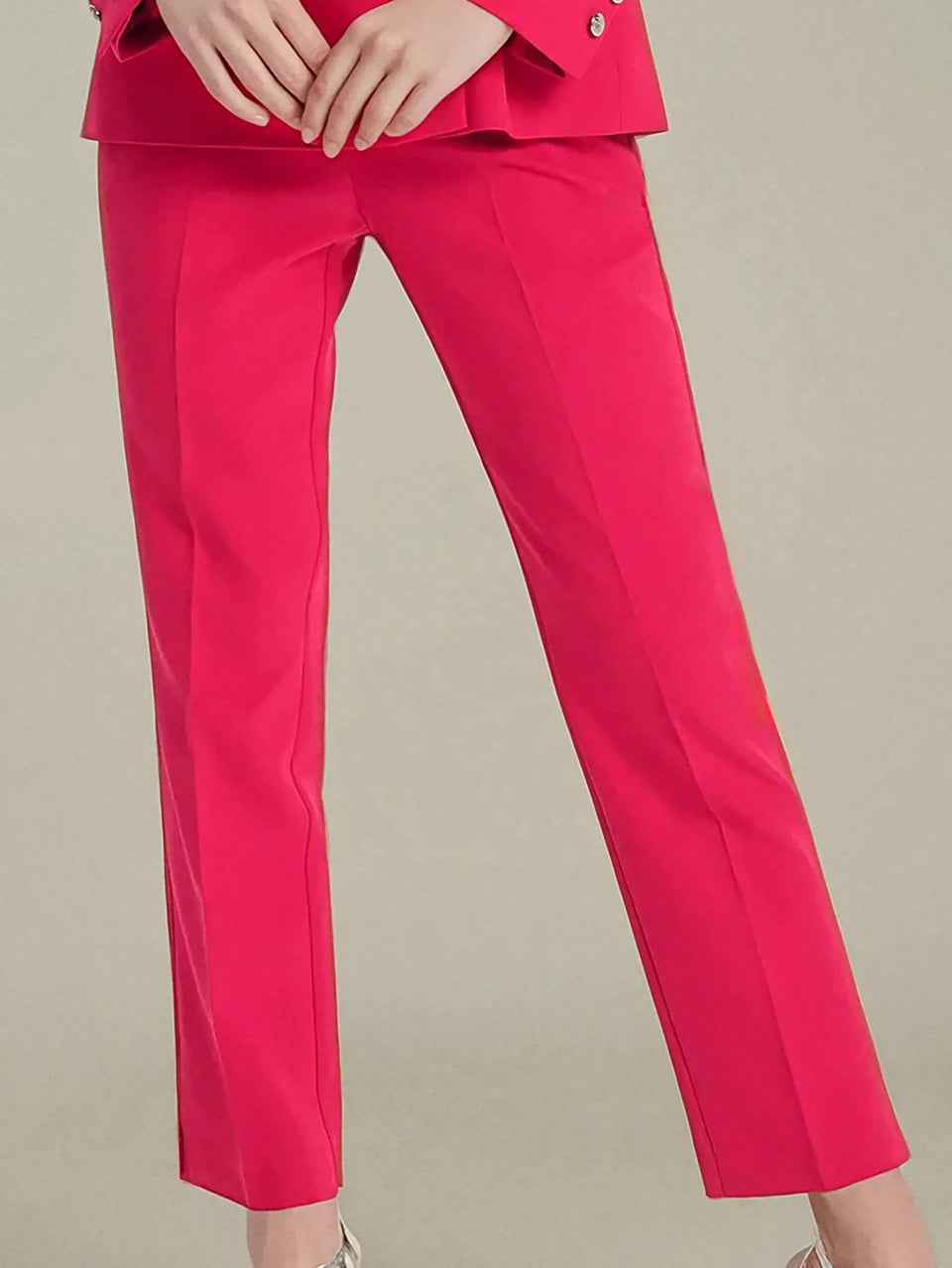 Sinsay Women's Fuchsia Cigarette Trousers | Sinsay In Lebanon