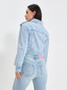 Sinsay Women's Light Blue Denim Biker Jacket | Sinsay In Lebanon