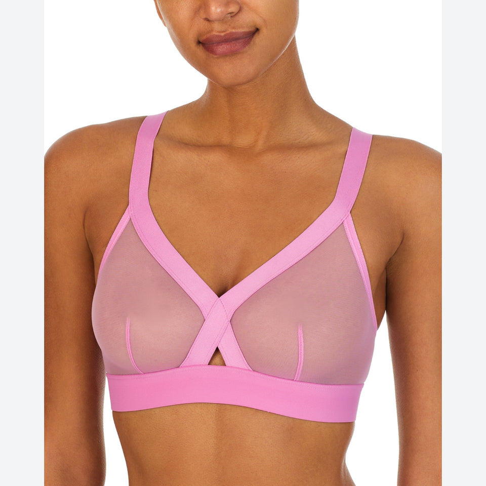DKNY Women's Pink Sheers Soft Cup Bra