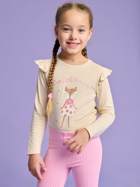 Sinsay Girl's Pink Ribbed Flare Trousers | Sinsay In Lebanon