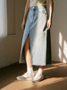 Sinsay Women's Light Blue Denim Midi Skirt | Sinsay In Lebanon