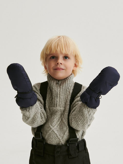 Reserved Boy's Navy & Black One Finger Snow Gloves | Reserved In Lebanon