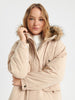 Sinsay Women's Beige Hooded Parka Jacket | Sinsay In Lebanon