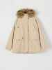 Sinsay Women's Beige Hooded Parka Jacket | Sinsay In Lebanon