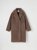 Sinsay Women's Brown Plain Lining Teddy Coats | Sinsay In Lebanon
