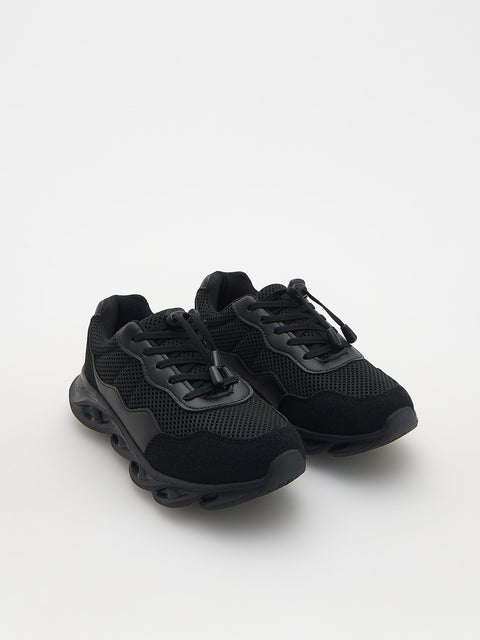 Reserved Boy's Black Sports Sneakers | Reserved In Lebanon
