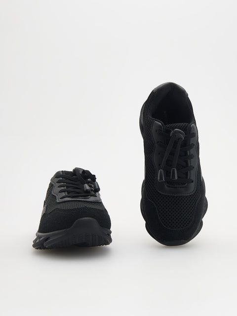 Reserved Boy's Black Sports Sneakers | Reserved In Lebanon