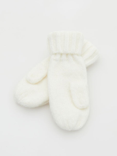 Reserved Girl's White Knitted Gloves |Reserved In Lebanon